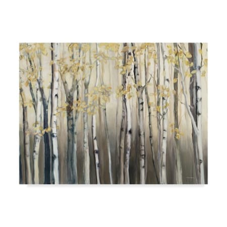 Marilyn Hageman 'Golden Birch Iii' Canvas Art,18x24